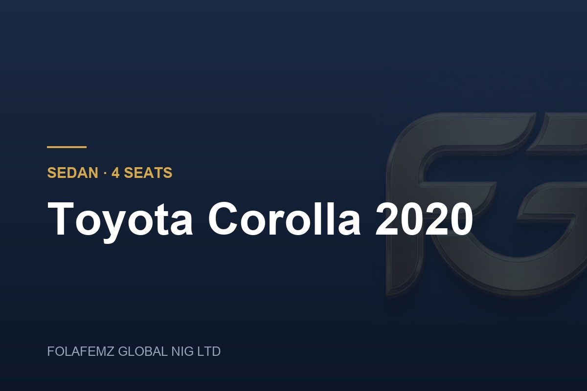 Toyota Corolla 2020